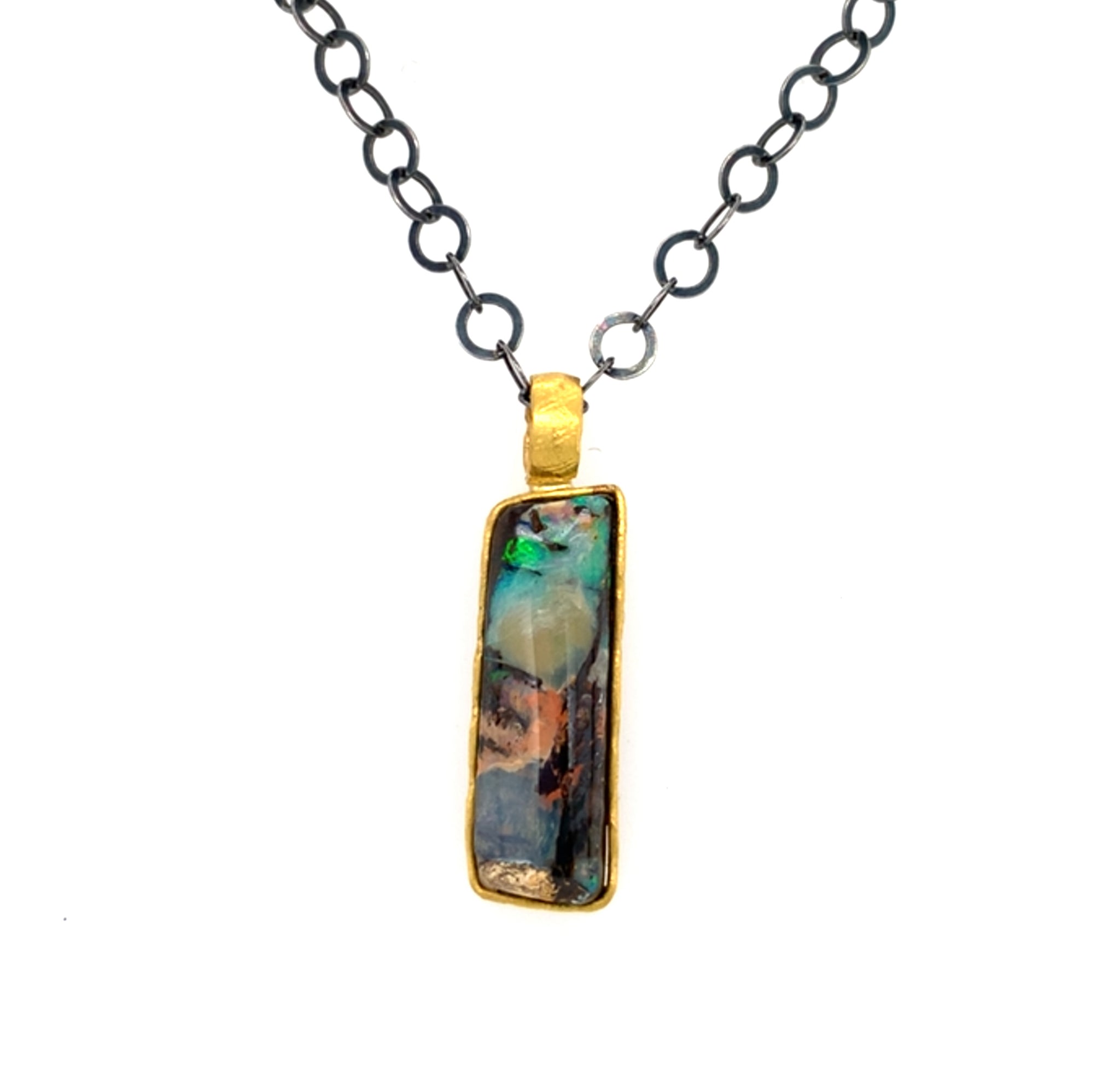 Anhänger Gold 900 Opal - C82