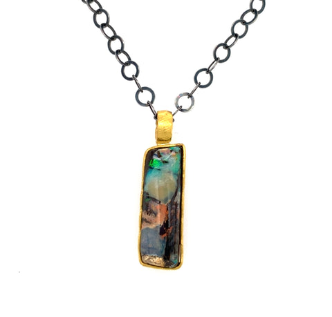 Anhänger Gold 900 Opal - C82