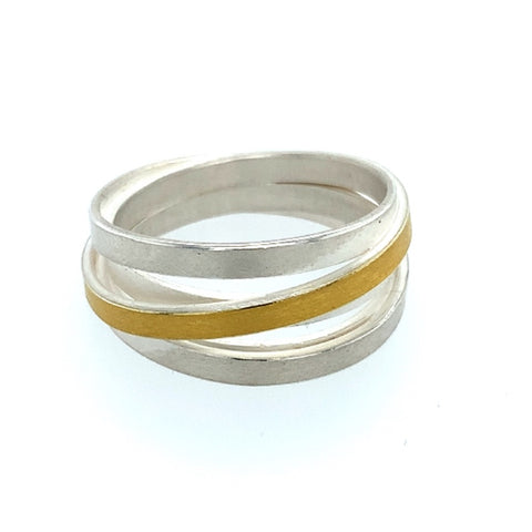 Ring Gold 999 Silber - R12