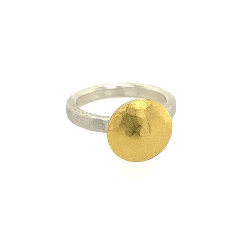 Ring Silber 925 Gold 900 - R38
