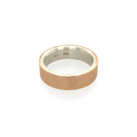 Ring Silber 925 Roségold 585 - R68