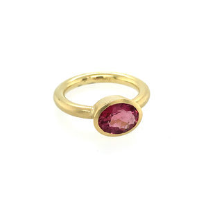 Ring Gold 750 Turmalin facettiert 1.87 ct - R84