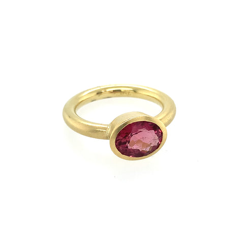 Ring Gold 750 Turmalin facettiert 1.87 ct - R84