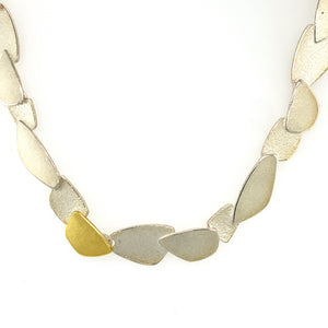 Collier Silber 925 Gold 750 - C60