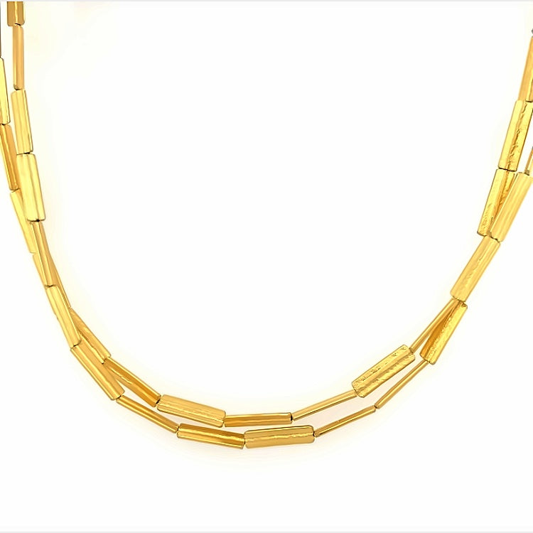 Collier Silber vergoldet 999 - C61