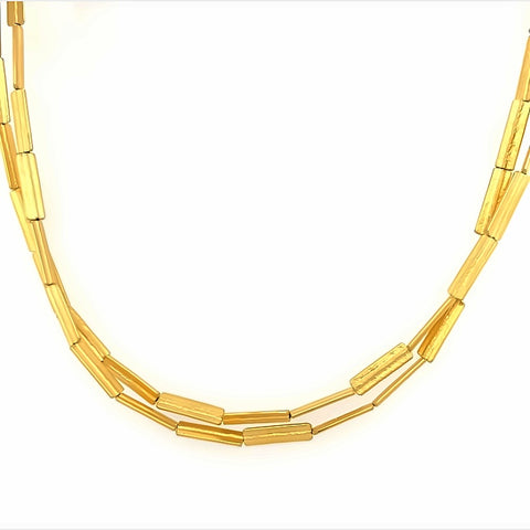 Collier Silber vergoldet 999 - C61