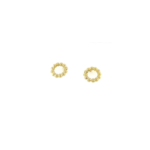 Ohrstecker  Gold 750  Ø 9mm - O111