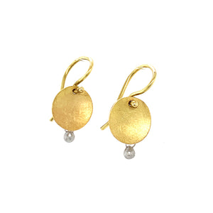 Ohrhänger Gold 750 Diamanttropfen  á 0.26 ct - O13