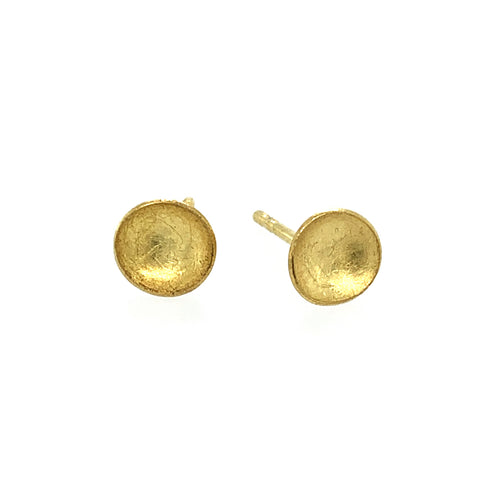 Ohrstecker Gold 750 Ø 6mm - O194