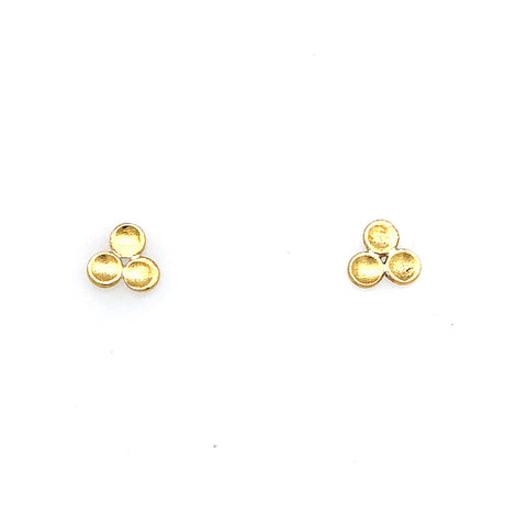 Ohrstecker Silber Gold 900 - O25