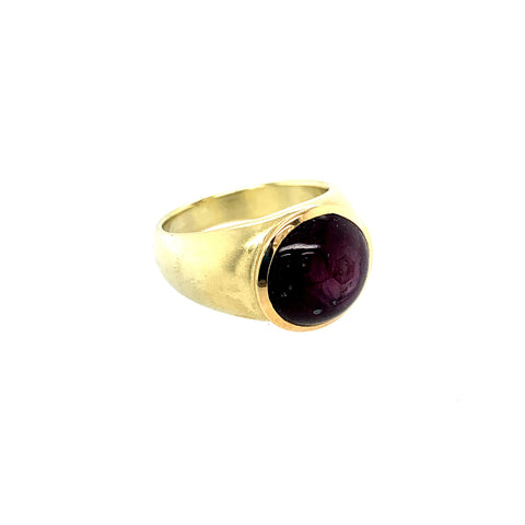 Ring Gold 585 Sternrubin 9.8ct - R138