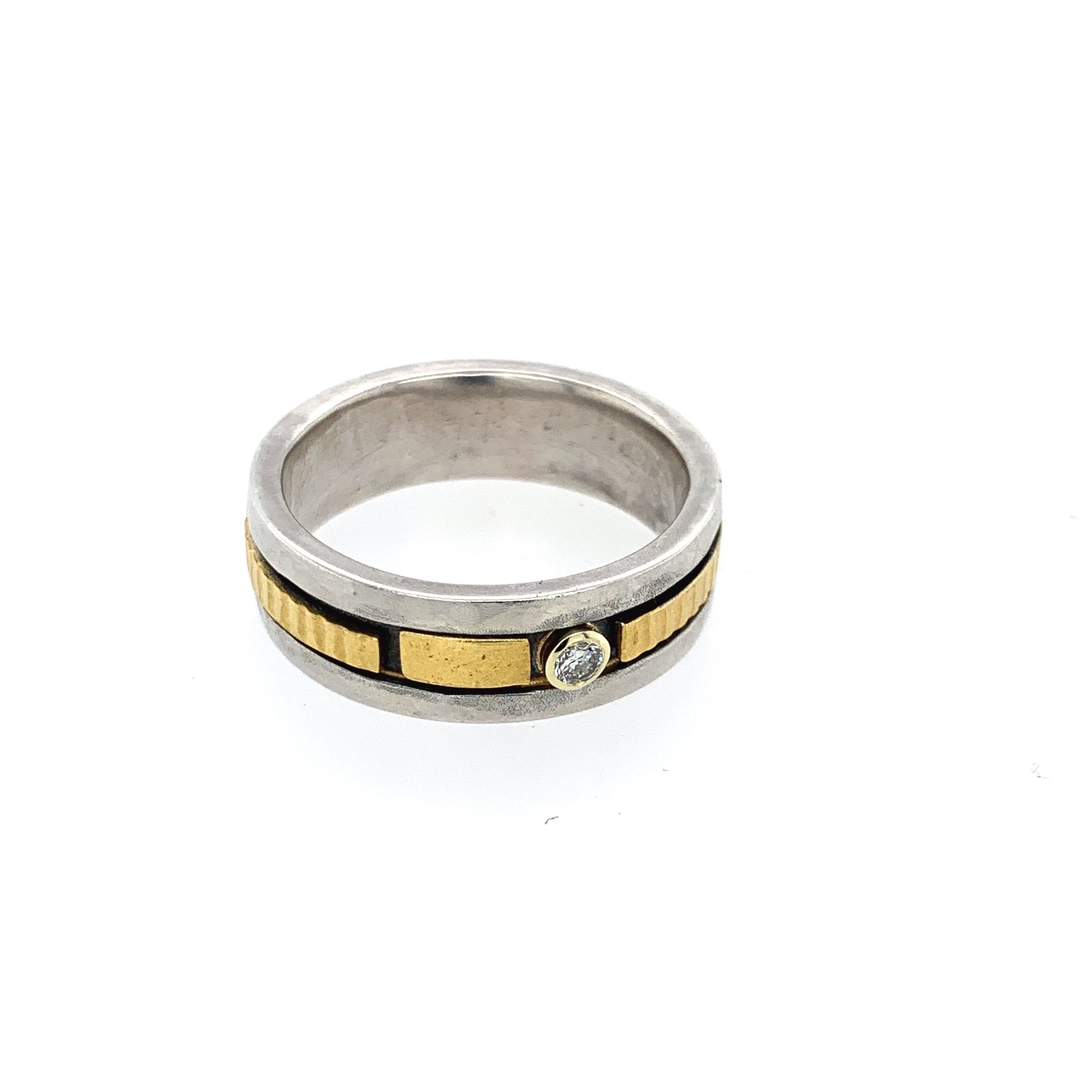 Ring Silber 925 Gold 900 - R141