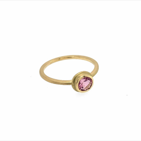 Ring Gold 750 Turmalin facettiert - R159