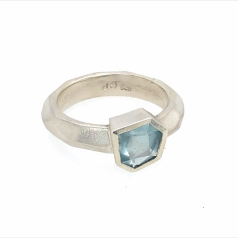 Ring Silber 925 Topas facettiert - R161