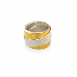 Ring Silber Feingold  - R160