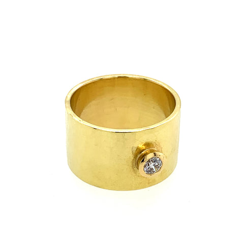Ring Gold 750 Brillant 0.17 ct TW/SI - R42