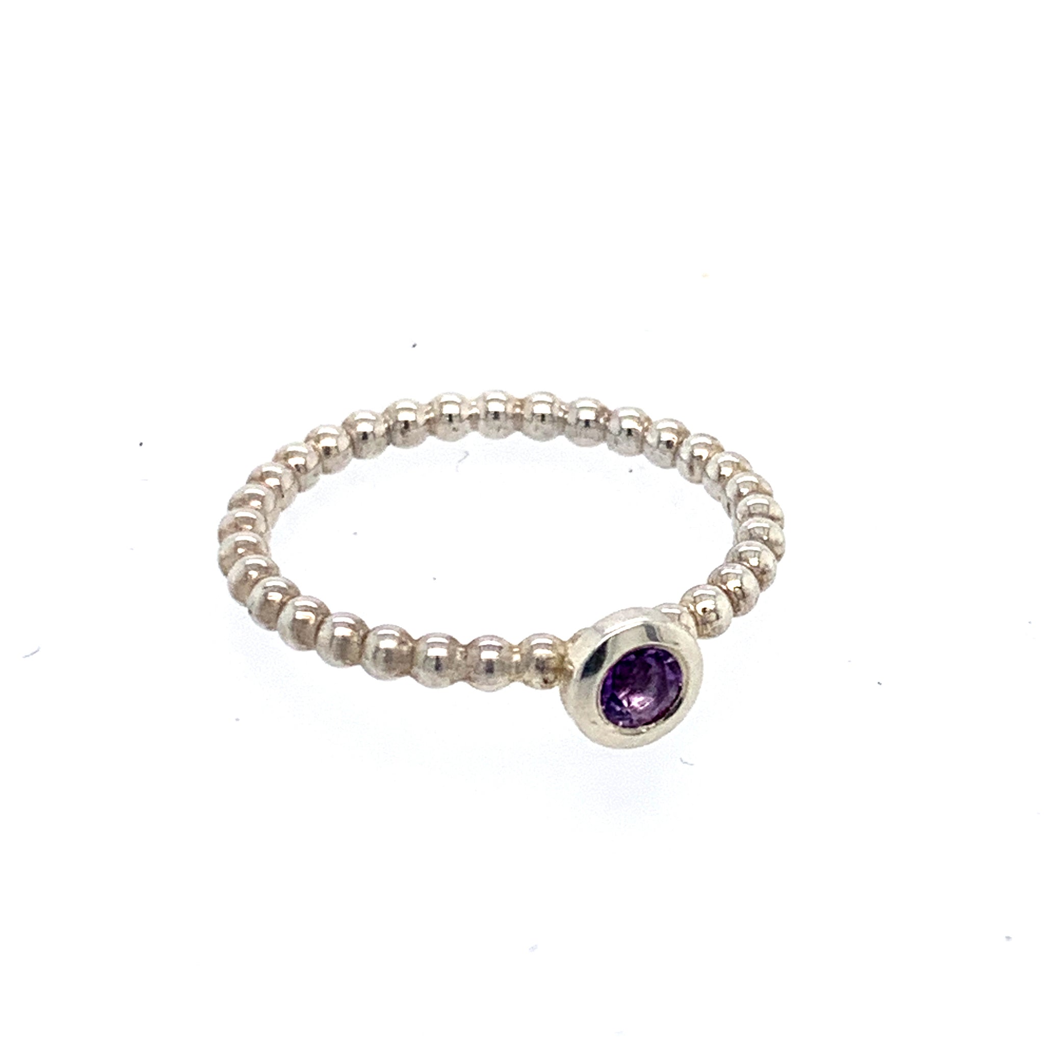 Ring Silber 925 Safir facettiert - R77