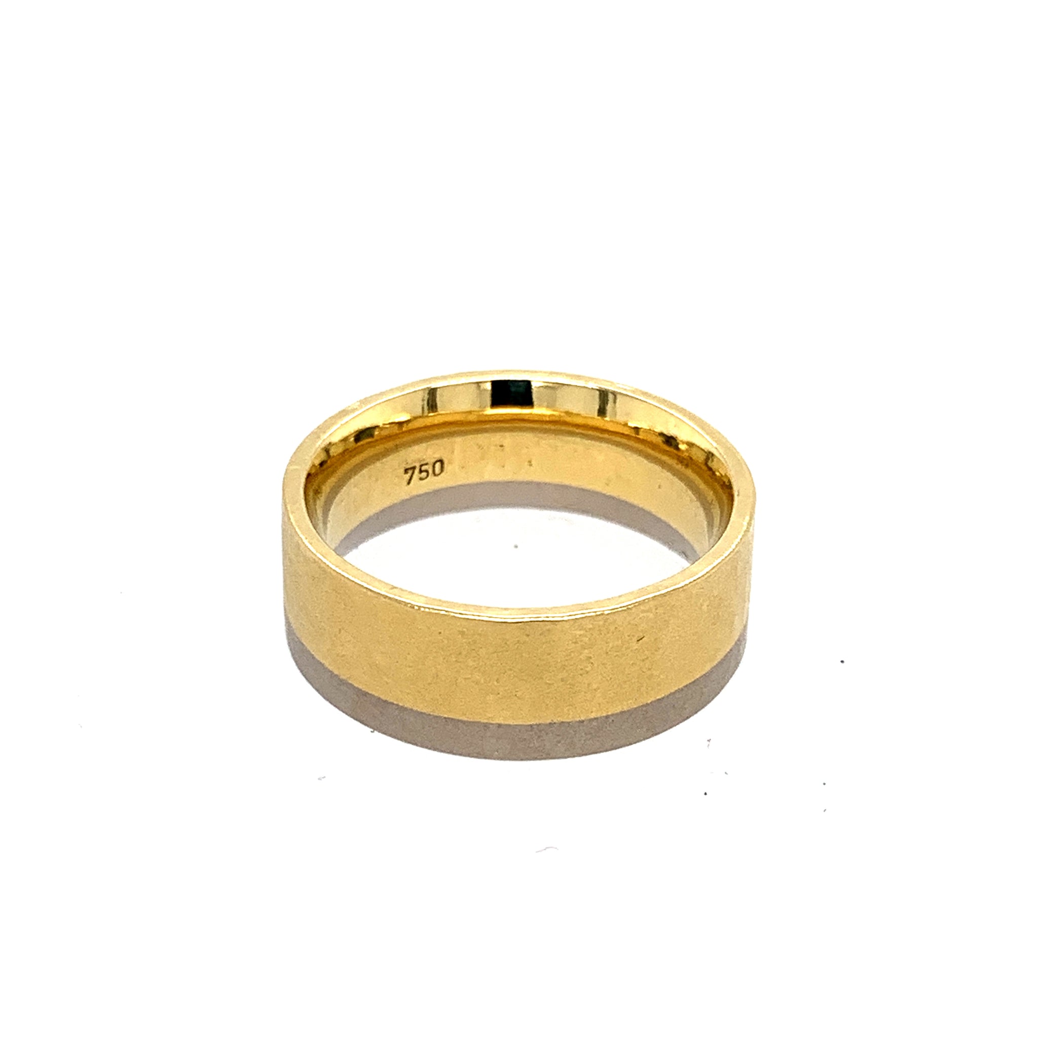 Ring Weißgold Gelbgold 750 - R86