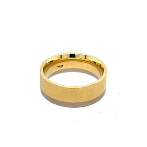 Ring Weißgold Gelbgold 750 - R86