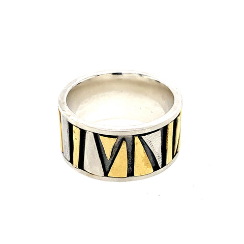Ring Silber 925 Gold 900 - R96
